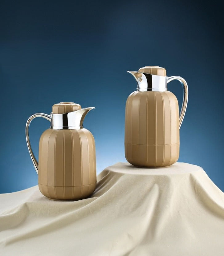 طقم قوارير مفرغة من الهواء - قطعتين (1.0 لتر للقهوة و1.5 لتر للشاي)