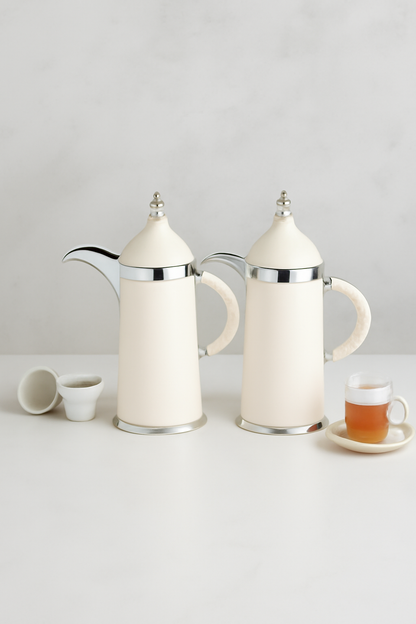 طقم قوارير مفرغة من الهواء – قطعتين (قهوة 0.8 لتر وشاي 0.8 لتر)